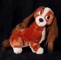 Disney Lady and the Tramp 15" Lady Dog Plush Stuffed Animal